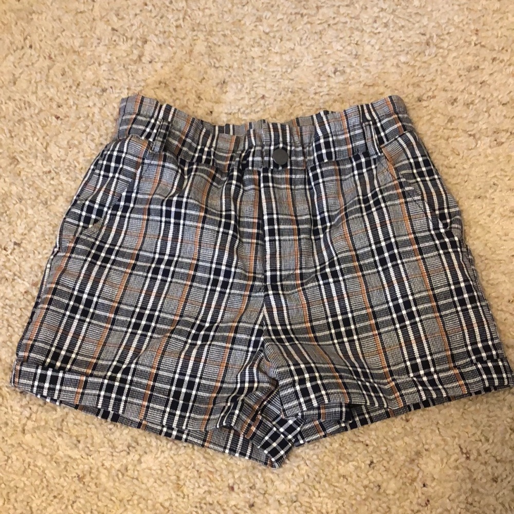 Plaid shorts